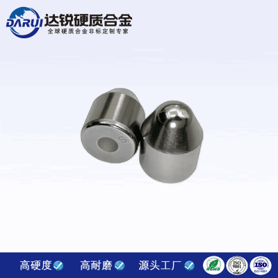 達(dá)銳鎢鋼球齒非標(biāo)礦用硬質(zhì)合金球頭球齒潛孔鉆用球齒耐磨高硬度